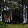 typische mittelnorwegische Blockhütte