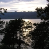 sunset at the fjord of Trondheim