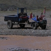 eines der häufigsten Fahrzeuge in Tibet