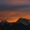 der Gurla Mandhata im Abendlicht
